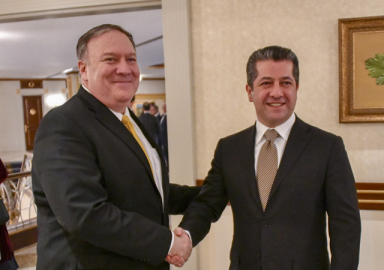 Barzani ve Pompeo İran'ın füze saldırısını görüştü