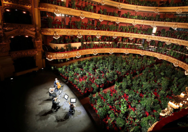 Barcelona operası ilk konserini bitkilere verdi