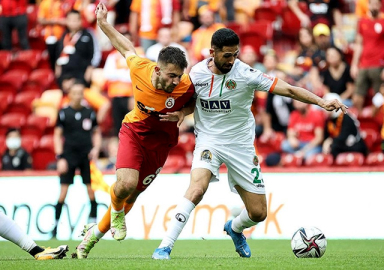 Galatasaray'a evinde Alanya darbesi! 1-0