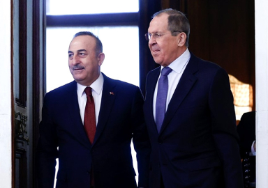 Mevlüt Çavuşoğlu ve Sergey Lavrov bir araya geldi