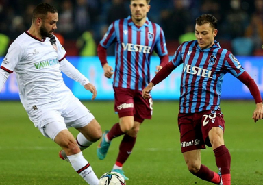 Trabzonspor yine puan kaybetti! 1-1