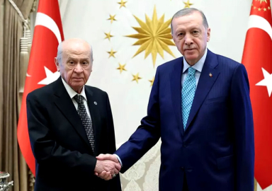 Beştepe'de Erdoğan-Bahçeli görüşmesi