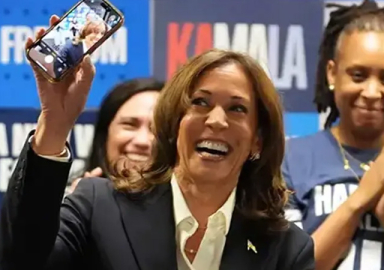 Kamala Harris fena yakalandı! Sosyal medya karıştı