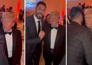 Trump zaferini FETÖ’cü Enes Kanter ile kutladı!