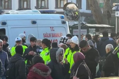 Beyoğlu’nda tramvay dehşeti! Yaşlı adam ölümden döndü